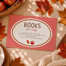 Apple Of Our Eye Fall Baby Shower BOOKS FOR BABY