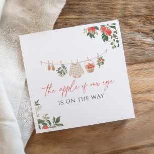 Apple of Our Eye Fall Baby Shower Napkins