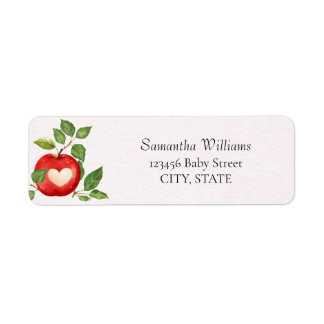 Apple Of Our Eye Fall Harvest Rustic Baby Shower Label