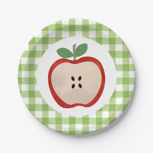 Apple of our Eye first birthday Paper Plates