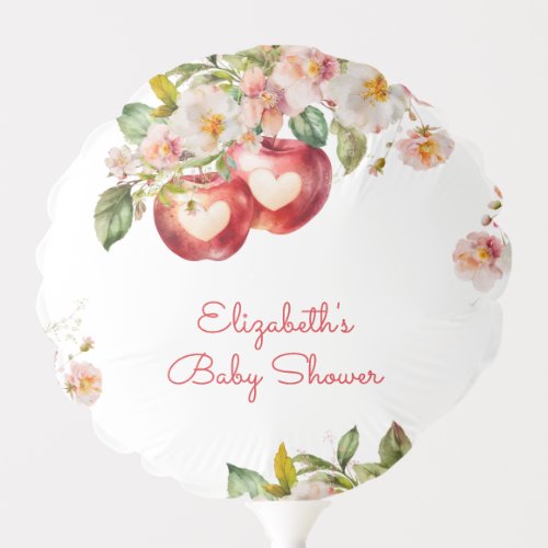 Apple of Our Eye Fruit Baby Shower Balloon
