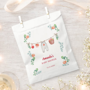 Apple Of Our Eye Garden Clothesline Baby Shower Favor Bag