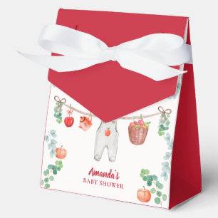 Apple Of Our Eye Garden Clothesline Baby Shower Favor Boxes