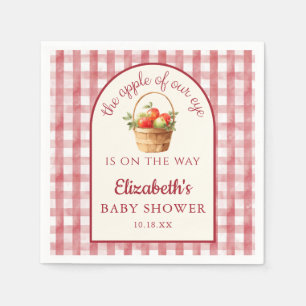 Apple Of Our Eye Gender Neutral Baby Shower Napkins