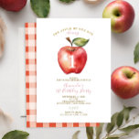 Apple of Our Eye Girl First Birthday Party Invite<br><div class="desc">Apple of Our Eye Girl First Birthday Party Invite</div>