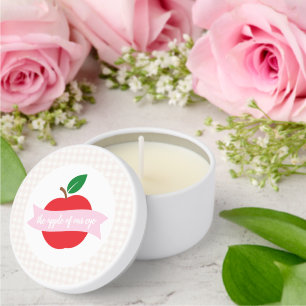 Apple Of Our Eye Girls Birthday Mini Candle Favors