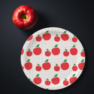 Apple Of Our Eye Girls Birthday Paper Plates
