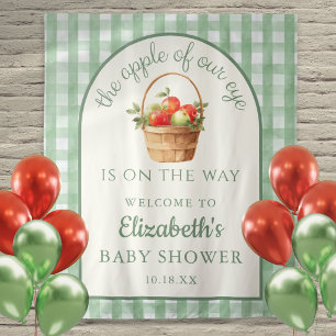 Apple Of Our Eye Neutral Baby Shower Backdrop