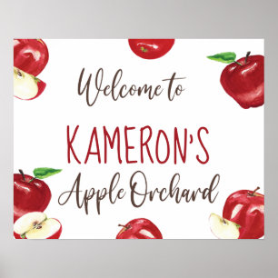 Apple of Our Eye, Orchard Birthday Welcome Sign