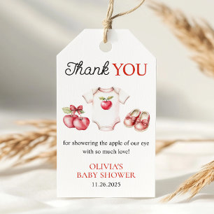 Apple of Our Eye Orchard Harvest Baby Shower Favor Gift Tags