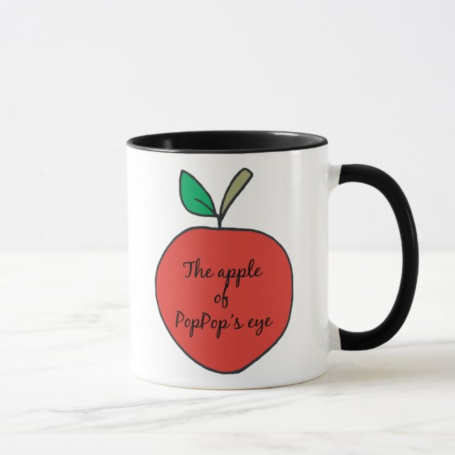 Apple of PopPop's Eye Mug (Right)
