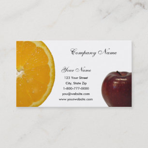Apple - Orange Business Card