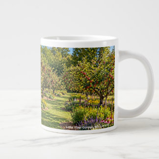 Apple orchard, apple trees and apples giant coffee mug