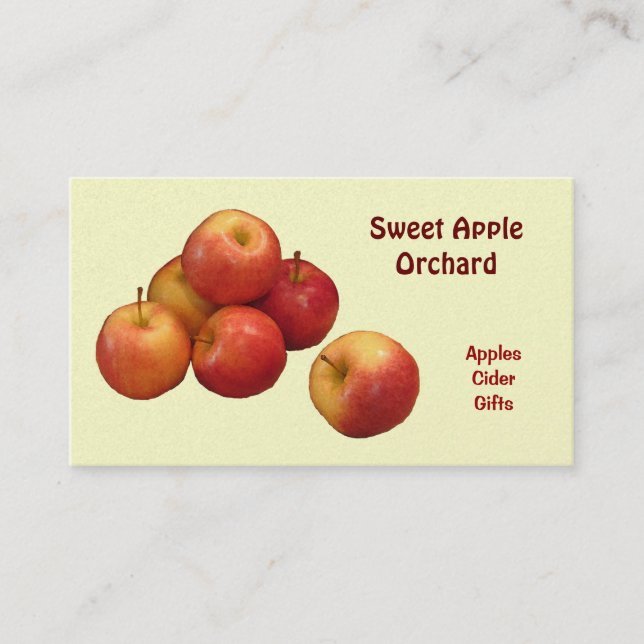 Apple Orchard Business Card (Front)