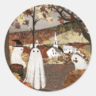 Apple Orchard Classic Round Sticker