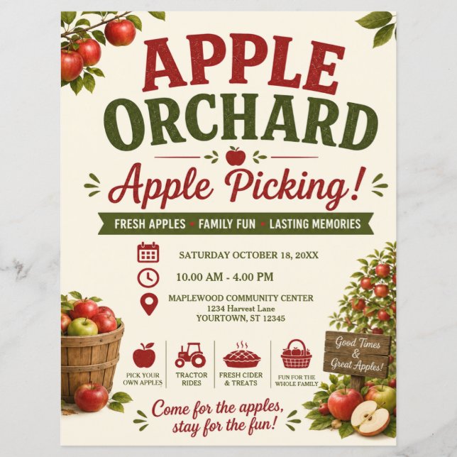 Apple Orchard Flyer (Front)