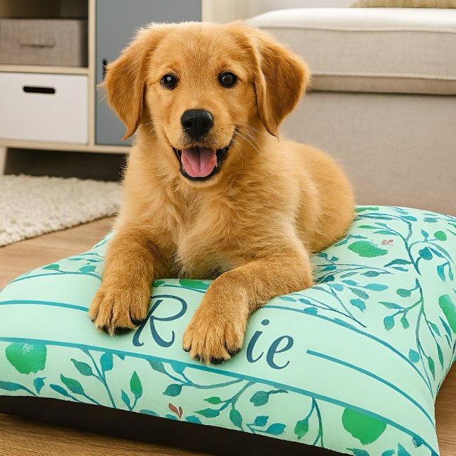 Apple Orchard Green cozy Pet Bed (Creator Uploaded)