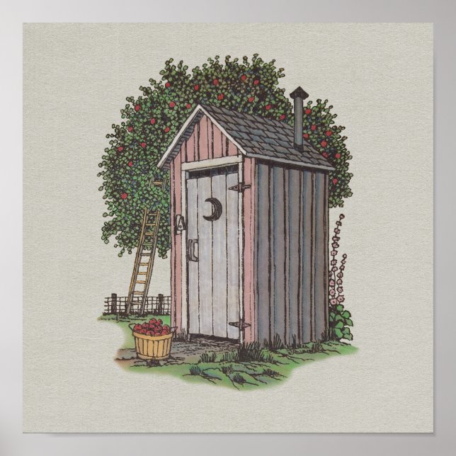 Apple Orchard Outhouse Poster (Front)