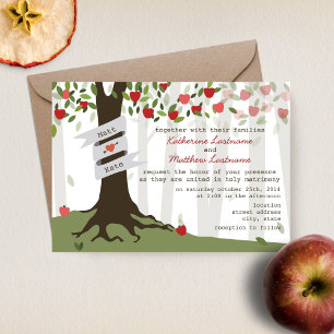 Apple Orchard Wedding Invitation