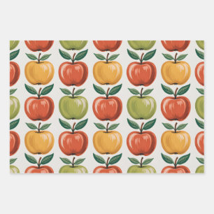 Apple Orchard Wrapping Paper Sheets