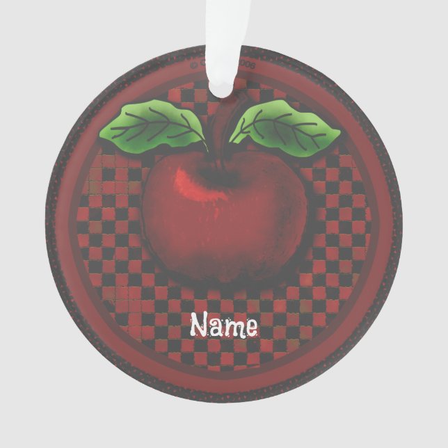 Apple Ornament (Front)