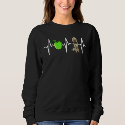 Apple Otterhound Heartbeat Dog Sweatshirt