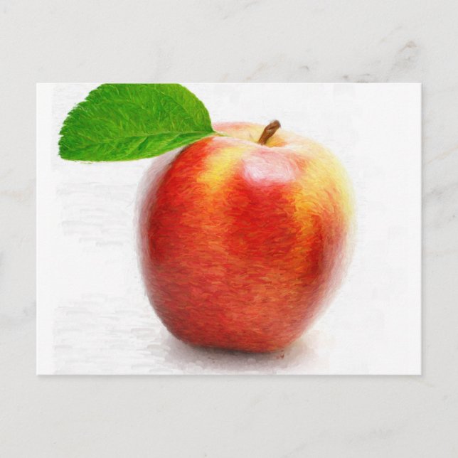 Apple painting postcards (Front)