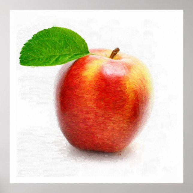 Apple painting poster (Front)