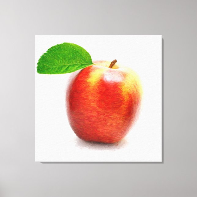 Apple painting Wrapped Canvas (Front)