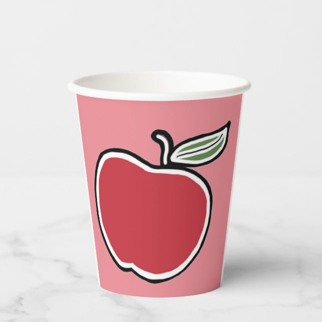 Apple Paper Cups (Front)