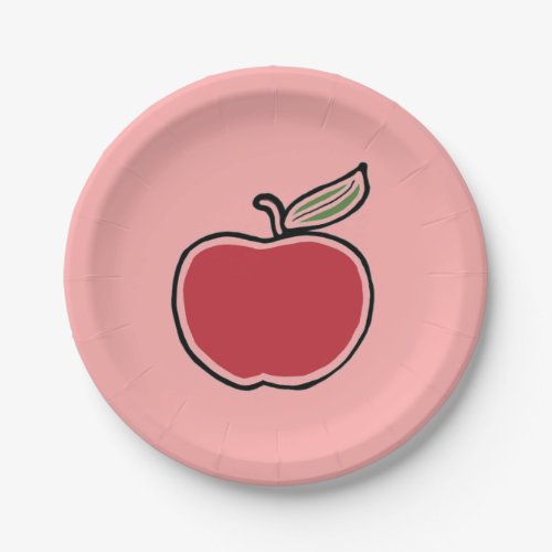 Apple Paper Plates