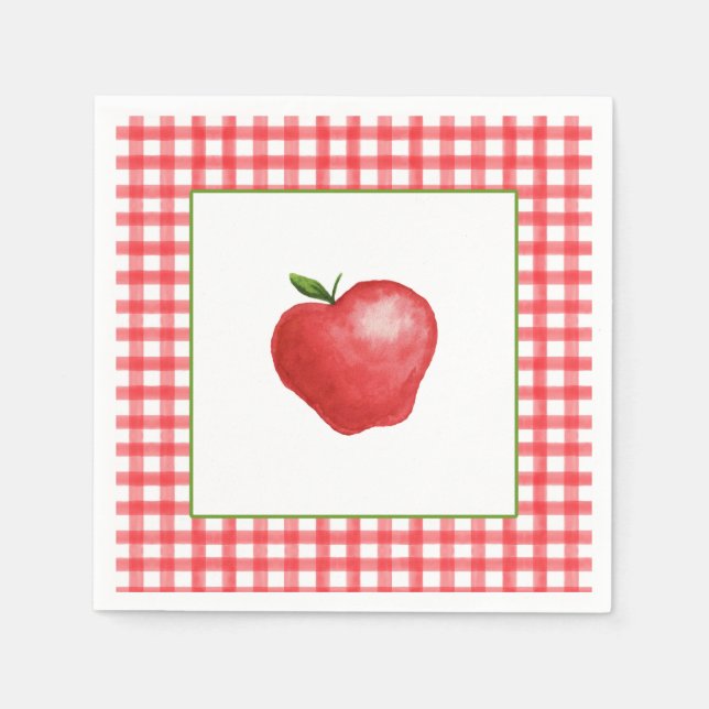 Apple Party Napkin (Front)