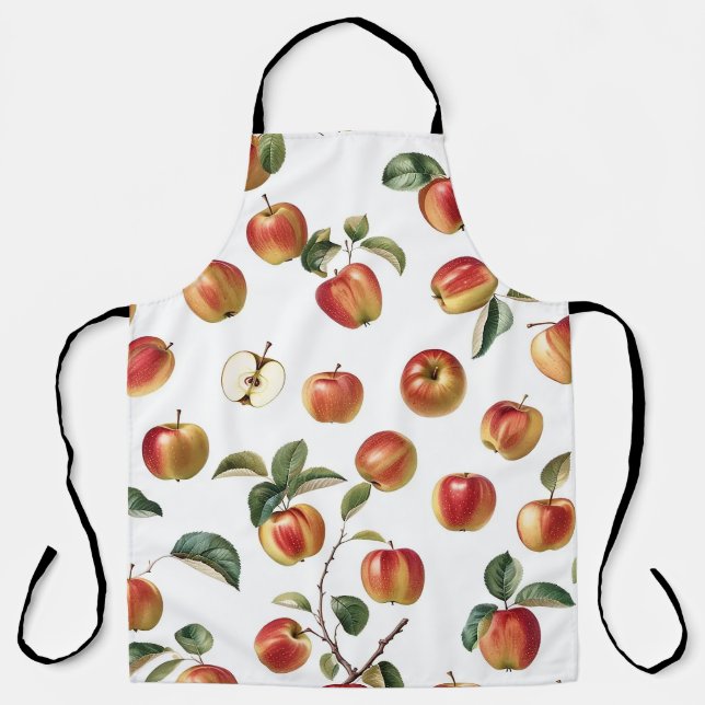 Apple Pattern Apron (Front)