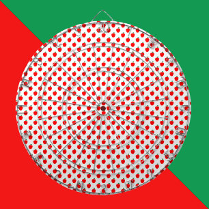 Apple Pattern Red Fruit Dart Board