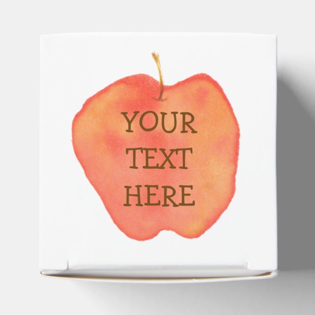 Apple Personalized Favor Boxes (Top)
