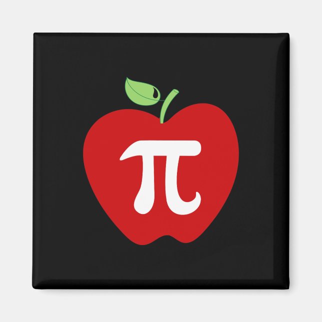 Apple Pi Apple Pie Food Lover Math Teacher Student Magnet (Front)