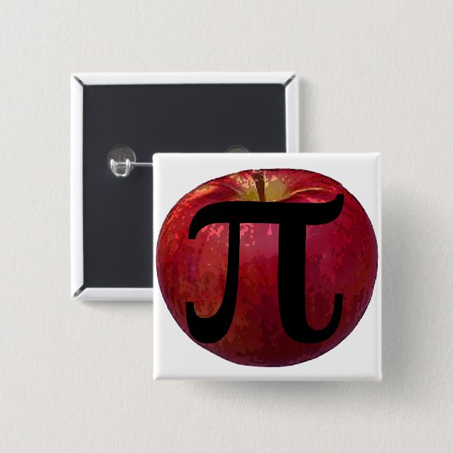 Apple Pi Button (Front & Back)