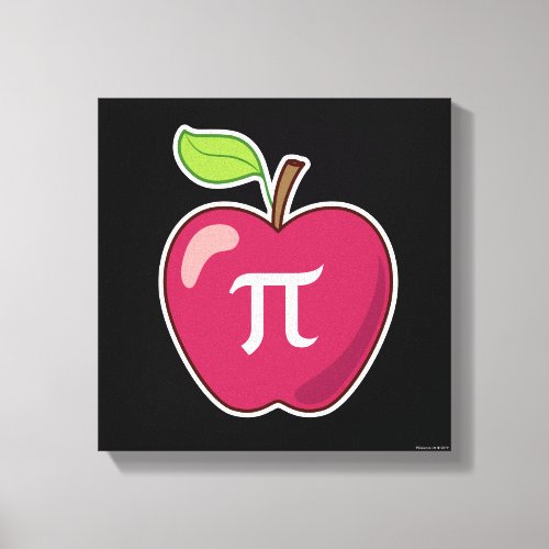 Apple Pi Canvas Print