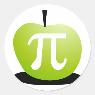 Apple Pi Classic Round Sticker