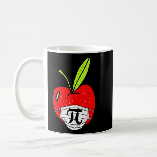 Apple Pi Day Cute Face Mask Teacher Student Quaran Coffee Mug