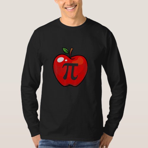Apple Pi Day Math Lover Teacher Student 3 14 Apple T_Shirt