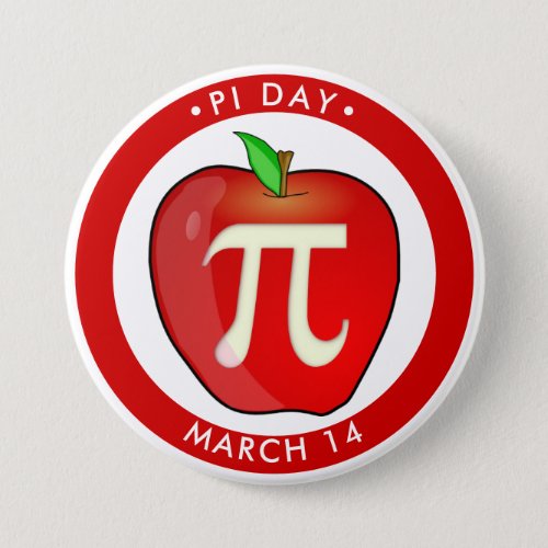 Apple Pi Day Pun Button