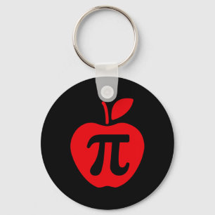 Apple Pi Day Shirt Keychain