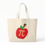 Apple Pi Large Tote Bag