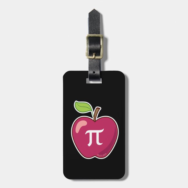 Apple Pi Luggage Tag (Front Vertical)