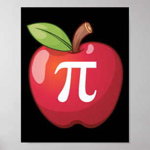 Apple Pi - Math Lovers' Math Teachers Pi Day Poster