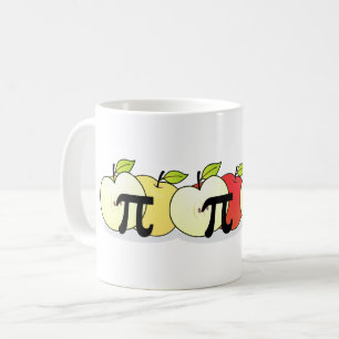 Apple Pi Mug (Tricolor) Math Teacher
