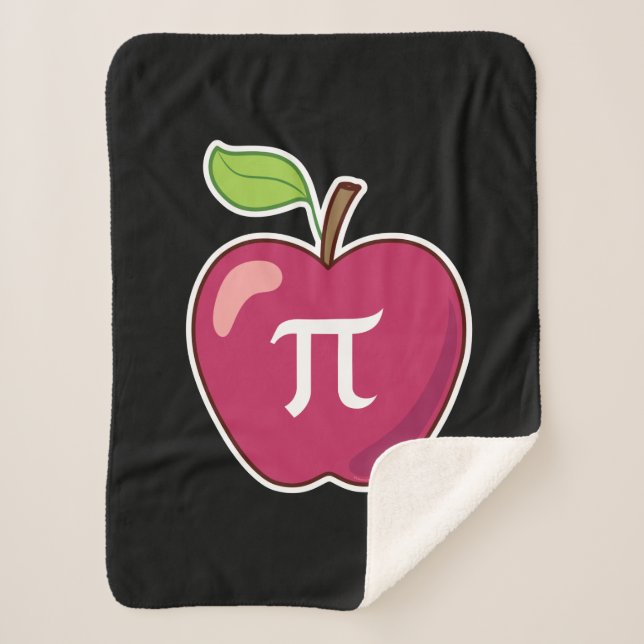 Apple Pi Sherpa Blanket (Front)