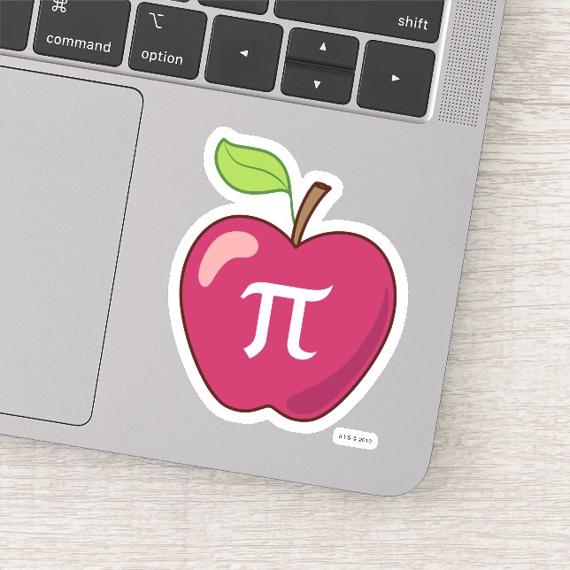 Apple Pi Sticker (Detail)
