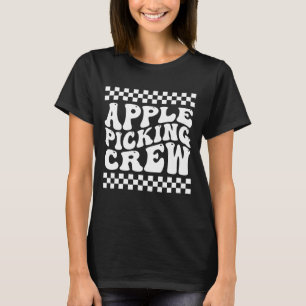Apple Picking Crew Fun Fall Orchard Apple Picking T-Shirt